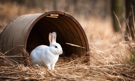 Bunny Shelter Outdoor, Wild Rabbit Feeder, Rabbit Shelter Outdoor Diy, Wild Bunny House Outdoor, Wild Rabbit Shelter, Rabbit Shelter, Backyard Bunnies, Wild Bunnies, Wildlife Projects