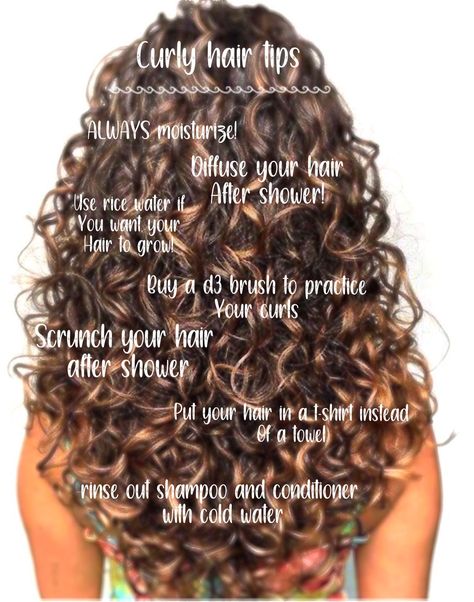 Tips For Curly Hair, Healthy Curly Hair, Curly Hair Care Routine, Curly Hair Tutorial, Caramel Highlights, Curly Hair Styles Easy, Hairdos For Curly Hair, Haircuts For Curly Hair, Hair Help