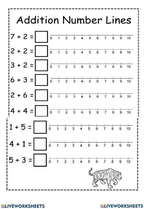 Teacher Worksheets Printables, Holiday Math Worksheets, Line Math, Number Worksheet, Kindergarten Math Worksheets Free, Number Lines, Mathematics Worksheets, 2nd Grade Math Worksheets, Prek Math