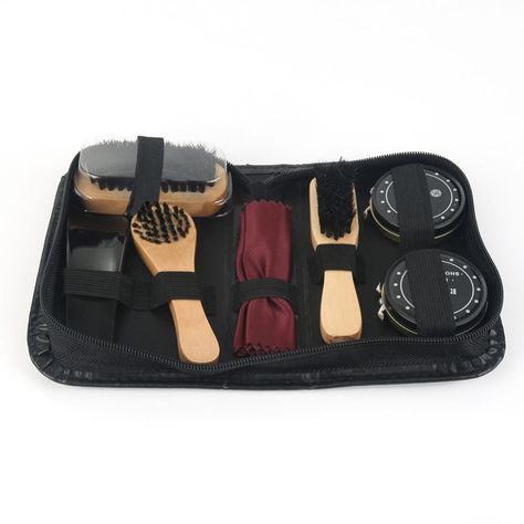 Deluxe Shoe Care Kit Polish Brush Shine Kit for Boots Shoes Sneakers Cleaning Shoe Care Kit, Shoe Polish, Care Kit, Boots Sneakers, Sponge Cleaning, Boots And Sneakers, Boots Shoes, Shoe Care, Leather Tooling