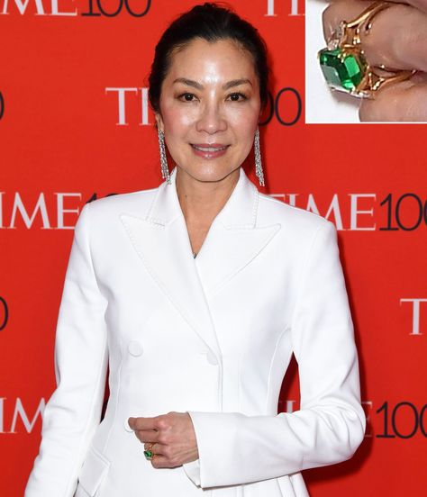 Crazy Rich Asians Ring, Divorced Men, Personal Jewelry, Crazy Rich Asians, Crazy Rich, Michelle Yeoh, Date Outfit Casual, Stunning Engagement Ring, Emerald Engagement