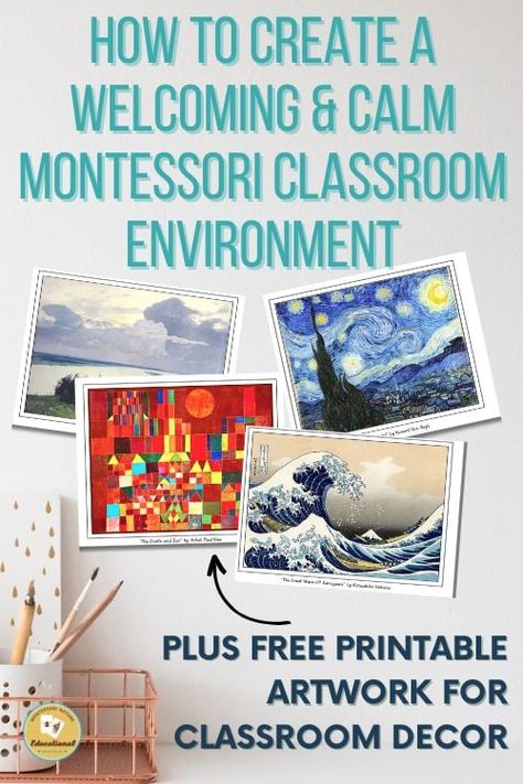 Free Printable Artwork, Nature Printables, Calm Classroom, Teachers Room, Montessori Environment, Montessori Method, Artwork Decor, Positive Learning, Montessori Education