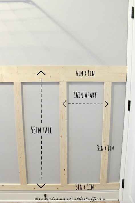 Laundry Room Board And Batten, Board And Batten Wall, Hemma Diy, Bilik Tidur, Board And Batten, Room Board, Room Remodeling, Diy Home Improvement, Home Reno