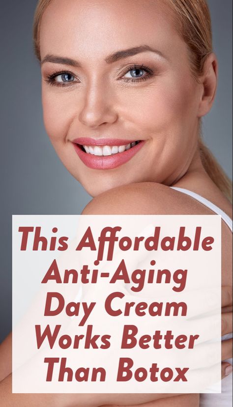 Discover the best affordable anti-aging day cream from No 7 that you can get at any drugstore that works better than botox on SheFinds. #beauty #skincare Botox Cream Anti Aging, Diy Botox Cream, Best Face Cream Anti Aging, Better Than Botox Diy Anti Aging, Wrinkle Creams That Work, Botox Cream, Regular Skin Care Routine, Homemade Wrinkle Cream, Skin Lightener