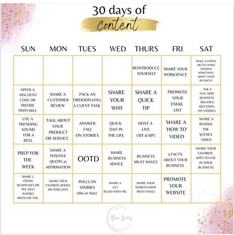 Content Calendar Beauty Business, Beauty Content Calendar, July Content Calendar, Content Calendar Social Media Influencer, Content Creation Calendar Template, Tiktok Content Calendar For Business, Instagram Content Calendar Lifestyle, Fitness Social Media Content Calendar, Digital Marketing Content Calendar