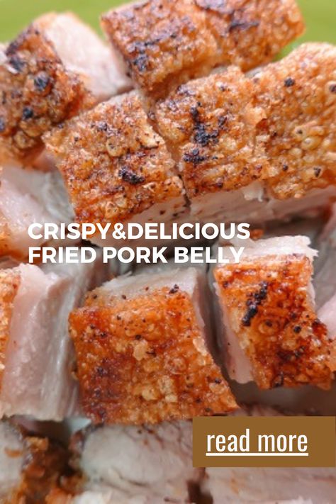 #airfryer #recipes #pork #appetizers #dinner #homemade #crispy #delicious Pork Belly Recipes Easy Quick, Pork Belly Recipes Air Fryer, Easy Pork Belly Recipes, Easy Pork Belly, Pork Belly Recipes Easy, Air Fryer Pork Belly, Fried Pork Belly, Recipes Easy Quick, Air Fryer Pork