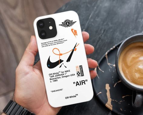 Custom Phone Cases Ideas, Nike Phone Cases, Nike Iphone Cases, Capas Samsung, Blue Phone Case, Custom Shoes Diy, Purple Cases, White Phone Case, Case Iphone 13