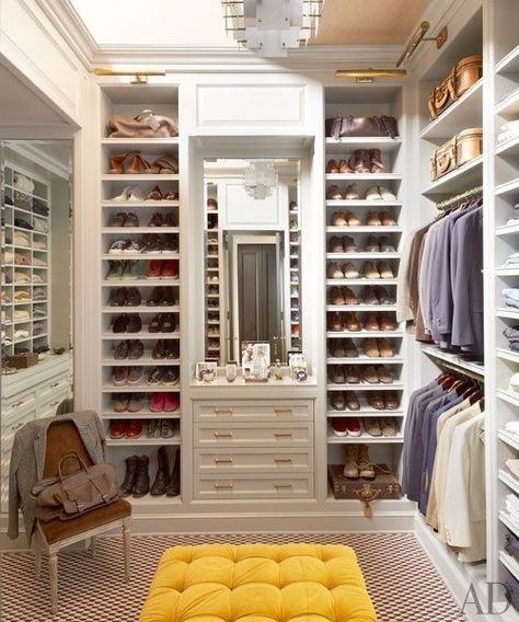 Love the modern light, combined with traditional trim....walk in closet 10 x 6 | Walk in closet | Home is where the heart is Primary Closet, A Walk In Closet, Closet Idea, Closet Build, Dressing Room Closet, Walking Closet, Closet Renovation, Closet Remodel, Clarence House