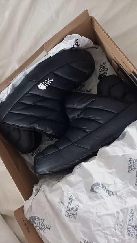 The North Face Thermoball Boots, Thermoball North Face Shoes Outfit, Snow Boots Outfit, North Face Shoes, Shoe Inspo, Boots Outfit, Snow Boots, Dream Closet, North Face