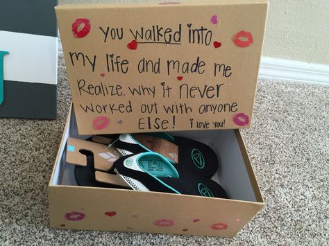 Instead of a shoe box I used a memory box. Shoe Box Memory Box Ideas, Memories Box Diy, Shoe Box Diy, High School Memories, Senior Stuff, Memory Boxes, Message For Boyfriend, Love Box, Boyfriend Diy