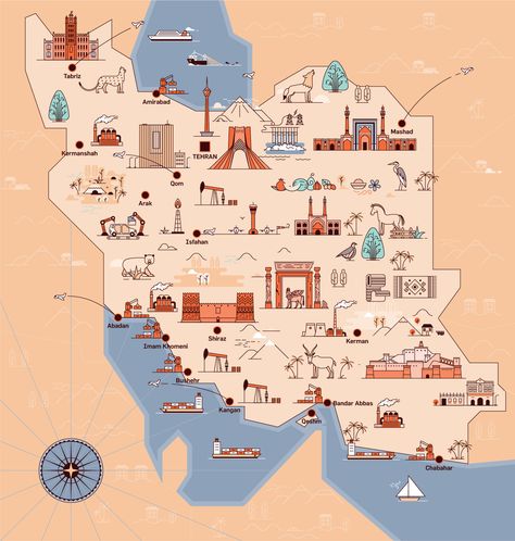 Iran Map Illustration Iran Map Art, Wallpaper Iran, Iran Wallpaper, Kish Iran, Happy Norooz, Iran Map, Gilan Iran, Iran Street, Iran Tourism