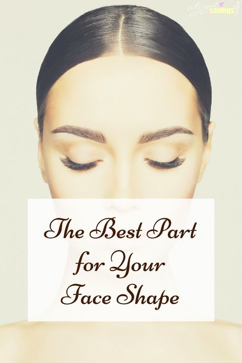 The CGS Team is sharing how to determine your face shape and rock the best hair part for your shape. What if the part you rock on a daily basis isn’t the best one for the shape of your face? #hairpart #beautytips #faceshape How To Part Your Hair Face Shapes, Hair Part For Round Face, Middle Or Side Part Hair, How To Part Hair In Middle, How To Part Your Hair In The Middle, Updos For Long Face Shape, Side Or Middle Part Hair, Middle Hair Part Hairstyles, Off Center Hair Part