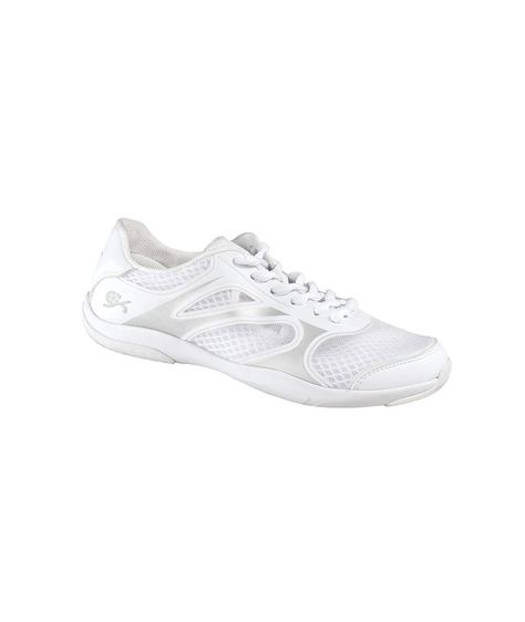 PRICES MAY VARY. Lightweight Youth and Adult Sizes Flexible Outsole Indoor Use Only Layered Mesh Upper GK Spotlight Cheerleading Shoe is lightweight to make jumps and kicks easier than ever. Features a flexible phylon outsole for range of motion and comfort and a silver print on the side for added style. Cheer Games, Cheerleading Shoes, Cheerleading Competition, Cheer Shoes, Cheerleading Dance, Sport Training, Lace Up Flats, Sneakers Athletic, Sports Training