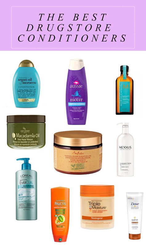 These are the best drugstore conditioners on the market, according to celebrity hairstylists. There are recommendations for curly… Best Curly Hair Conditioner, Good Conditioner For Curly Hair, Recommended Hair Products, Best Drugstore Leave In Conditioner, Hair Care Products For Straight Hair, Drugstore Leave In Conditioner, Drugstore Curly Hair Products, Hair Products Straight Hair, Shampoo For Straight Hair