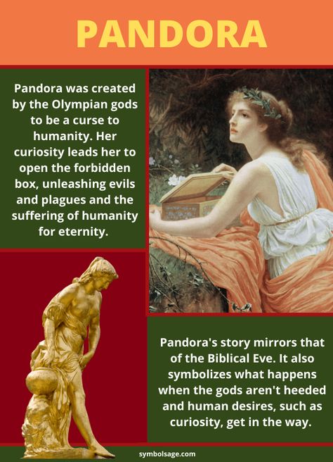 The first woman of Greek mythology, Pandora brought doom and disease to humanity. Her story is similar to the Biblical Eve, in that she's blamed for all that's wrong on earth. Pandora Goddess Mythology, Pandora Greek Mythology Art, Greek Mythology Pandora, Pandora Aesthetic Mythology, Pandora Mythology, Pandora Greek Mythology, Greek Mythology Facts, Pandora Goddess, Greek Mythology Women