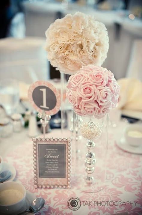 Brace yourself for five DIY Quinceanera centerpieces that are affordable, fast and easy to create! - See more at: http://www.quinceanera.com/decorations-themes/easy-diy-quinceanera-centerpieces/?utm_source=pinterest&utm_medium=social&utm_campaign=article-121515-decorations-theme-easy-diy-quinceanera-centerpieces#sthash.P6tKVA17.dpuf Quinceanera Centerpieces, Deco Rose, Wedding Inspirations, Pink Wedding, Wedding Wire, The Table, Quinceanera, Sweet 16, Wedding Centerpieces