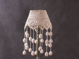 Lamp Crochet, Lamp Design Ideas, Lampe Crochet, Crochet Lampshade, Crochet Lamp, Macrame Chandelier, Macrame Lamp, Crochet Patterns Ideas, Handmade Lamp