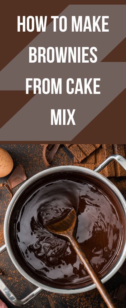 9x13 Brownie Recipe, Brownies From Cake Mix, Making Brownies, Vanilla Brownies, Cake Mix Brownies, Homemade Sausage Recipes, Brownies Recipe Homemade, How To Make Brownies, Dairy Free Cake