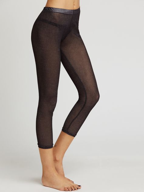 Shop Sheer Mesh Leggings online. SheIn offers Sheer Mesh Leggings & more to fit your fashionable needs. Leggins Outfit, Sheer Leggings, Blue Corset, Lace Pants, Women Leggings, Mesh Leggings, Fishnet Tights, Womens Workout Outfits, Outfits With Leggings