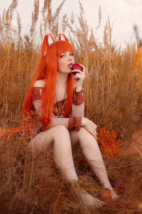 Fox Costume, Anime Cosplay Makeup, Belly Dance Dress, Spice And Wolf, Fox Girl, Fantasy Costumes, Cute Cosplay, My Works, Cosplay Dress