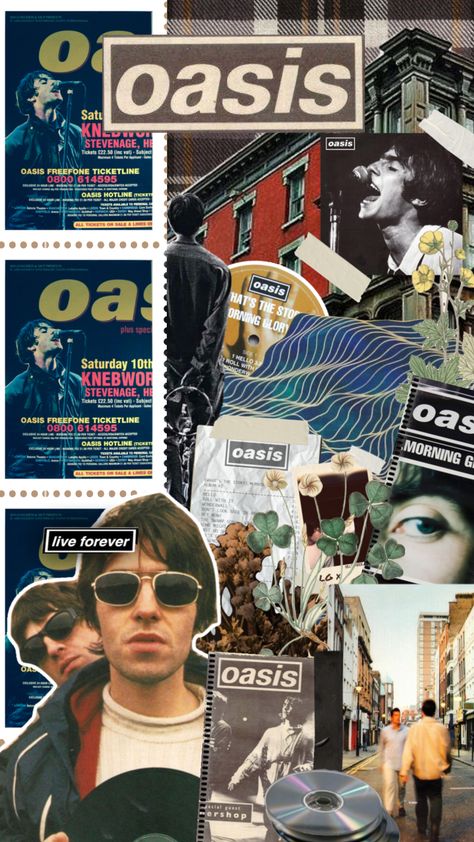 #oasis #music Brit Rock Aesthetic, Oasis Astethic, Oasis Poster Aesthetic, Oasis Lockscreen, Oasis Aesthetic Wallpaper, Oasis Band Aesthetic, Oasis Pfp, Oasis Wallpaper Iphone, Oasis Background