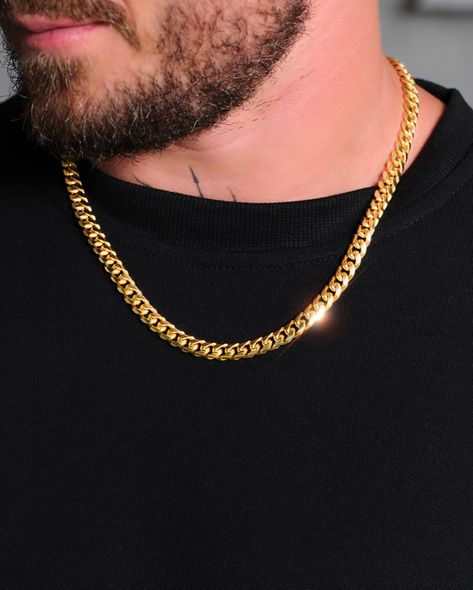 When @tjdillashaw asked for a chain to match his own strength, we knew the 8mm Cuban Link Chain would fit the bill. With unmatched durability and a powerful aesthetic, this chain is the ultimate men’s accessory. Neck Chain For Men, Powerful Aesthetic, The Bill, Neck Chain, Cuban Link Chain, Cuban Link, Chains For Men, Link Chain, Chain