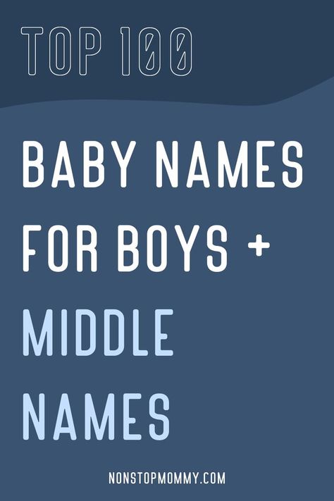 top 100 baby names for boys + middles names at nonstopmommy.com. Male Middle Names, Boy Middle Names Unique, Top 100 Boys Names, Baby Boy Names List, Scott Carson, Michael Weston, Unique Middle Names, Boy Names List, Baby Boy Name List