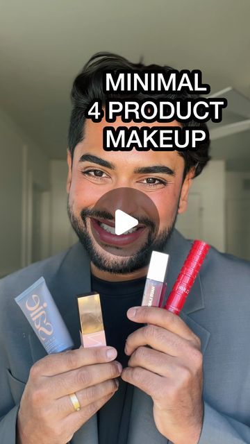 Tinted Moisturizer Makeup Routine, Tint Makeup Look, Tinted Moisturizer Makeup Look, Full Lips Makeup, Effortless Makeup, Affordable Makeup Products, Liquid Blush, Minimal Makeup, Makeup Aesthetic