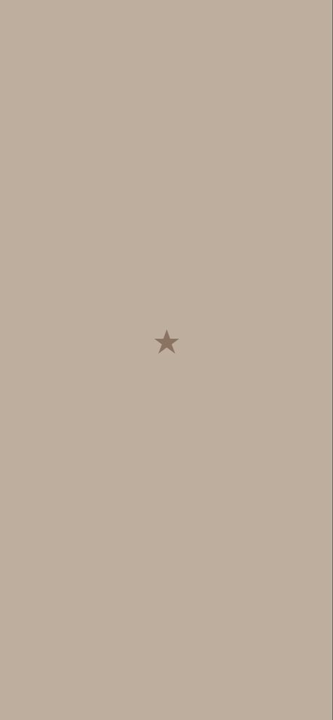 Brown Minimalistic Wallpaper, Soft Brown Wallpaper Plain, Light Brown Lockscreen, Beige Star Wallpaper, Light Brown Background Aesthetic, Brown Simple Wallpaper, Simple Beige Wallpaper, Beige Lockscreen, Brown Home Screen