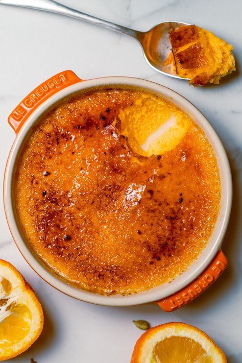 Seville Orange & Cardamom Crème Brûlée — Oddbox Seville Orange, Orange Cardamom, Creme Brulee Recipe, Brulee Recipe, Too Much Sugar, Eating Too Much, Fall 23, Creamy Desserts, Creme Brulee