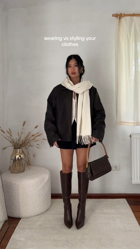 Korea December Outfit, Winter Dress Looks, Quebec City Outfits Winter, Dinner In Nyc Outfit Winter, Cute Winter Outfits Dress, Classic Woman Aesthetic, Cold Weather Night Out Outfit, 7 Point Outfit, Winter Boots Outfit For Women