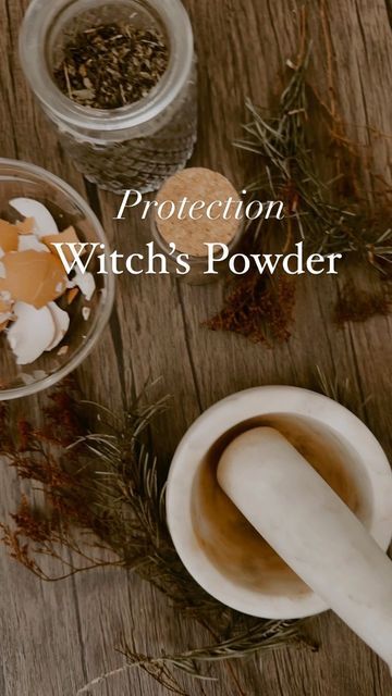 𝑇ℎ𝑒 𝑅𝑒𝑑ℎ𝑒𝑎𝑑𝑒𝑑 𝑊𝑖𝑡𝑐ℎ on Instagram: "Witch’s Powder can be crafted with any specific intention given your desire. I like to use the powder by placing some at the thresholds of my home for protection. It can also be used to dress candles, blow into the air or into a fire, added to charm bags, and so much more. #traditionalwitchcraft #traditionalwitch #folkwitch #witchesofinstagram #witchcraft #protectionspell #castingspells" Cascarilla Powder Uses Witchcraft, Protection Powder Recipe, Cascarilla Powder Uses, Witchy Ingredients, Witchy Wellness, Dress Candles, Witchy Tips, Magickal Herbs, Traditional Witchcraft