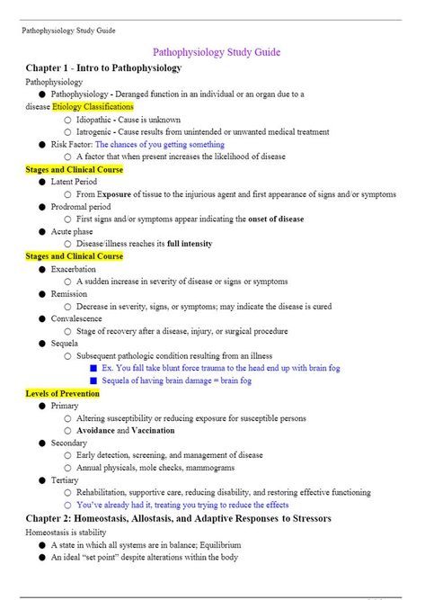 Pathophysiology Study Guide Cna Study Guide, Phlebotomy Study, Pathophysiology Nursing, Nursing Study Guide, Nursing School Survival, Medical School Motivation, Nursing School Notes, Medical School Essentials, Nursing Accessories