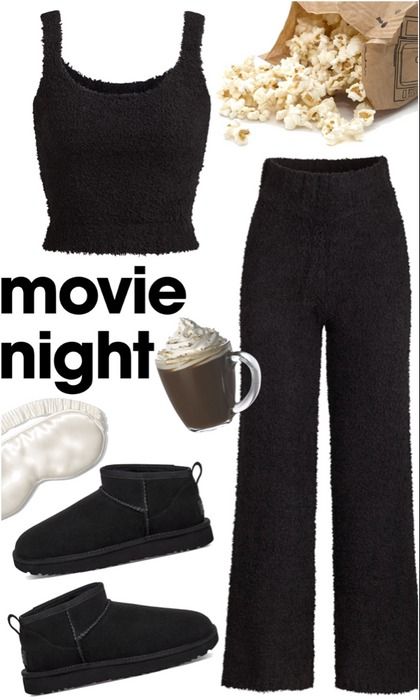 movie night Outfit | ShopLook Movie Night Outfit Casual Comfy, Girls Movie Night, Movie Night Outfit, Night Ware, Girls Night Movies, House Outfit, 2024 Outfits, Outfit Styles, House Clothes