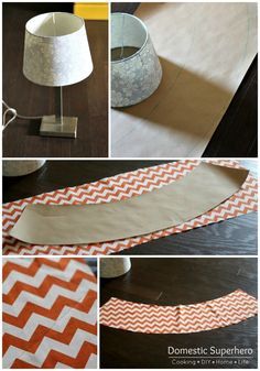 DIY Lamp Shade Makeover I love chevron! This looks relatively simple and I'm sure I could find a lamp shade at the ReStore. www.habitatgsf.org/restore Diy Lamp Shade Makeover, Lamp Shade Makeover, Abat-jour Diy, Diy Lamps, Repurposed Lamp, Diy Muebles Ideas, Shabby Chic Lamp Shades, Lampe Diy, Lampshade Makeover