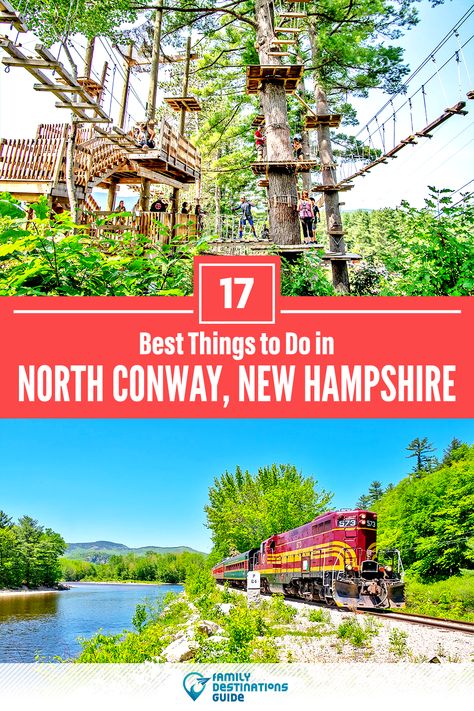 Want to see the most incredible things to do in North Conway, NH? We’re FamilyDestinationsGuide, and we’re here to help: From unique activities to the coolest spots to check out, discover the BEST things to do in North Conway, New Hampshire - so you get memories that last a lifetime! #northconway #northconwaythingstodo #northconwayactivities #northconwayplacestogo Places To Visit In New Hampshire, Must See Places In New Hampshire, Things To Do In New Hampshire Fall, New Hampshire Things To Do In The Fall, North Conway New Hampshire Fall, Things To Do In North Conway Nh, White Mountains New Hampshire Summer, New Hampshire Vacation, Things To Do In New Hampshire