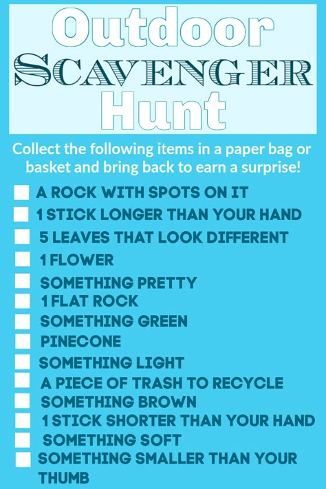 Printable Outdoor Scavenger Hunt, Outdoor Scavenger Hunt, Scavenger Hunt For Kids, Family Fun Games, Fun Family Activities, Activity Days, Print Out, Scavenger Hunt, Family Games