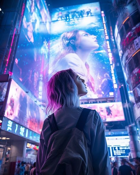 Neon Cyberpunk Aesthetic, Cyberpunk Photoshoot, Romantic Killer, Neon Photoshoot, Neon Cyberpunk, Vaporwave Art, Cyberpunk Girl, Cyberpunk Aesthetic, Cyberpunk City