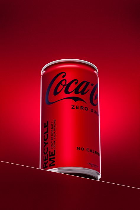 Coke Zero Sugar, Can Advertising, Beverage Advertisement, Product Shoot Ideas, Beverage Advertising, Coca Cola Wallpaper, Pepsi Ad, Coke Ad, Beer Shot