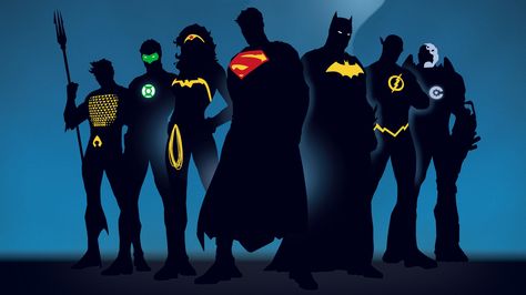 I added color to each of the characters for this wallpaper. Dc Comics Desktop Wallpaper, Justice League Wallpaper Desktop, Superhero Wallpaper Iphone, Superman Hd Wallpaper, 4k Ultra Hd Wallpapers, Superhero Oc, Hd Wallpapers For Laptop, Superman Wallpaper, Hd Wallpapers For Pc