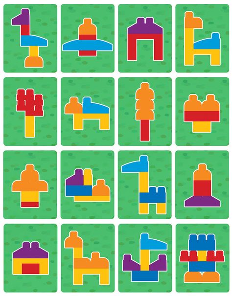 Mega Block Activities, Megabloks Ideas Building, Mega Bloks Building Ideas, Mega Blocks Building Ideas, Lego Blocks Ideas, Megablocks Ideas, Mega Blocks Ideas, Blocks Preschool, Mega Blocks