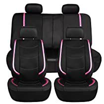 Check this out! Pink Seat Covers, Pink Car Seat Covers, Houston We Have A Problem, Bucket Seat Covers, Automotive Seat Covers, Car Seat Protector, Leather Car Seat Covers, Leather Car Seats, Back Seat Covers