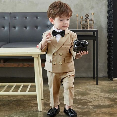 Baby Boys Dressing Style, Toddler Formal Outfit Boys, Baby Boy Suit Formal, Baby Suits Boy, Kids Formal Outfits Boys, Baby Boy Formal Outfit, Musa Outfits, Boys Formal Outfit