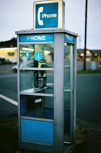 Old Phone Booth  Do these even exist any more?  NO!!! I MISS THEM!!! Old Phone Booth, Kodak Ektar, Telephone Booth, Phone Box, Vintage Phones, Elderly Home, Phone Booth, Vintage Telephone, Old Phone