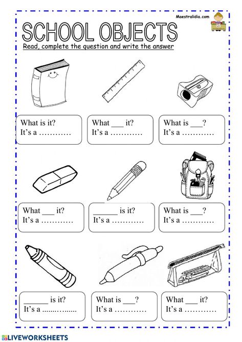 Do You Prefer Questions, What's This Worksheet, I Can Worksheet For Kids, What Is This Worksheet, I Have Worksheets For Kids, My Your Worksheet, Stationary Worksheet, Things In The Classroom Worksheet, My School Worksheets For Kids