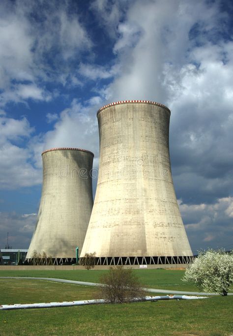 Nuclear Cooling Tower, Nuclear Power Plant Aesthetic, Nuclear Energy Aesthetic, Nuclear Power Plant Illustration, Zombie Prom, Thermal Power Plant, Chernobyl Nuclear Power Plant, Nuclear Plant, Cooling Tower