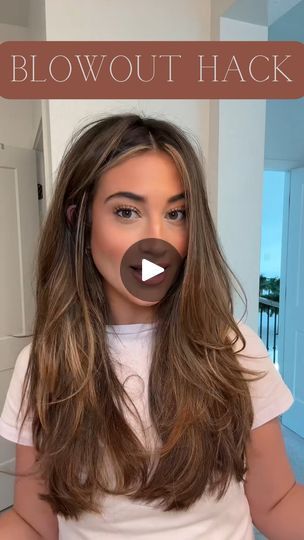 113K views · 6.1K reactions | My hack for cheating a blowout in half the time 🤌🏽 #blowouthack #blowouttutorial #hairtutorial #hairspo #hairinspo #hairstyle #blowout #balayage #brunette #bronde | MADISON QUINN | madisonquinnblog · Original audio Front Blowout Hair, Long Hair Blowout No Layers, Effortless Blowout Hair, Home Blowout Diy, Blow Dry Curls Perfect Blowout, Blow Dry Blowout, Everyday Blowout Hair, Medium Hair Blowout Tutorial, Salon Blowout Long Hair