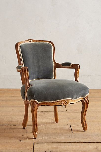 Leonore Chair #anthropologie Principle Bedroom, Reapolstering Chairs, Vintage Chairs Makeover, Reupholster Chair Diy, Couch Designs, French Style Sofa, Reupholster Chair, French Country Living Room, Reupholster Furniture