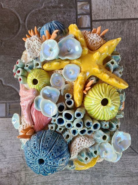 Apartment Kitchen Remodel, Kitchen Ideas Apartment, Coral Reef Art, Coral Sculpture, Sea Sculpture, Kitchen Ideas Decoration, Kitchen Ideas Farmhouse, Modern Kitchen Ideas, Coral Art