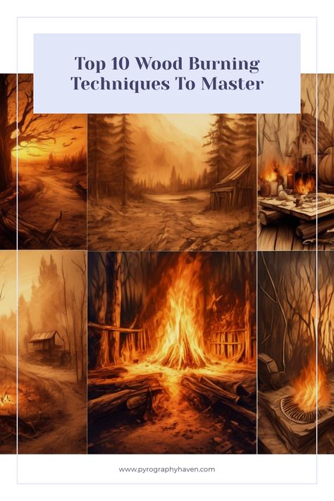 Ignite your creativity with the mesmerizing art of wood burning. Discover 10 essential techniques that will transform ordinary wood into extraordinary masterpieces. Wood Burning And Staining, Pyrography Techniques, Wood Burning Patterns Stencil, Wood Burning Pen, Wood Burning Techniques, Wood Burn Designs, Woodburning Projects, Shading Techniques, Wood Burning Art